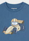 Playera M/L Motor Play Azul Para Bebe Niño Mayoral  M2008 MAYORAL