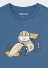 Playera M/L Motor Play Azul Para Bebe Niño Mayoral  M2008 MAYORAL