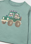 Playera M/L Vehiculo Azul Para Bebe Niño Mayoral  M2012 MAYORAL