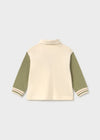 Conjunto Polo M/L Combinado Verde Con Pantalon Beige Bebe Niño  Mayoral  M2102 MAYORAL