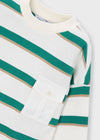 Playera M/L Rayas Tofu-Verde Niño Mayoral  M4008 MAYORAL