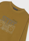 Playera M/L Embossed Miel Junior Niño Mayoral  M7043 MAYORAL