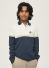 Polo M/L Combinado Gris Junior Niño Mayoral  M7104 MAYORAL