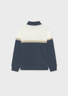 Polo M/L Combinado Gris Junior Niño Mayoral  M7104 MAYORAL