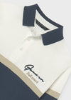 Polo M/L Combinado Gris Junior Niño Mayoral  M7104 MAYORAL
