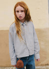 Camisa Popelin Corbata Azul Junior Niña Mayoral  M7120 MAYORAL