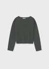 Sueter Apliques Gris Junior Niña Mayoral  M7336 MAYORAL