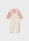 Conjunto Overol Y Sueter Ceramica Recien Nacida Niña Mayoral  M2608 MAYORAL