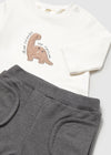 Pants 3 Piezas Camiseta Carbon Vig Recien Nacido Niño Mayoral  M2671 MAYORAL