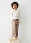 Pantalon Marine Gofre Para Niña Mayoral M4521 MAYORAL