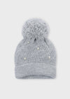 Gorro Tejido Perlas Gris Niña Mayoral M10308 MAYORAL