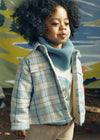 Sobrecamisa Cuadros Forrada Azul Bebe Niño Mayoral M2108 MAYORAL