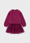 Conjunto Falda Tul Framboise Niña Mayoral M4934 MAYORAL