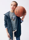 Impermeable Azul Junior Niño Mayoral M7419 MAYORAL