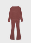 Conjunto Pantalon Tejido Rayas Teja Junior Niña Mayoral M7530 MAYORAL
