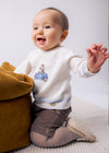 Conjunto Sueter Y Short Con Mallas Crd-Cielo Recien Nacido Niño Mayoral M2267 MAYORAL