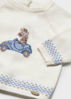 Conjunto Sueter Y Short Con Mallas Crd-Cielo Recien Nacido Niño Mayoral M2267 MAYORAL