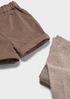 Conjunto Sueter Y Short Con Mallas Crd-Cielo Recien Nacido Niño Mayoral M2267 MAYORAL