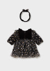 Vestido Halloween Negro Bebe Niña Mayoral M2828 MAYORAL