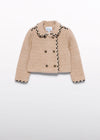 Conjunto Chaqueta Con Falda Latte Niña Abel Y Lula M5810 ABEL Y LULA