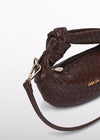 Bolso Trenzado Pu Trufa Abelylula M5935 ABEL Y LULA