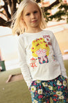 Blusa M/L Algodon De Niña -Bci Boboli M314019 BOBOLI