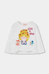 Blusa M/L Algodon De Niña -Bci Boboli M314019 BOBOLI