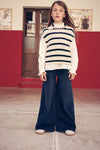 Pantalón Denim Elástico De Niña -Bci Boboli M404020 BOBOLI
