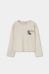 Conjunto Blusa M/L Con Pantalon Mezclilla De Niña -Bci Boboli M404176 BOBOLI