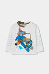 Conjunto Playera Oso M/L Con Pantalon Mezclilla De Niño -Bci Boboli M544014 BOBOLI