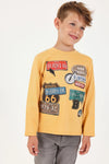 Playera M/L Punto Amarillo De Niño -Bci Boboli M544092 BOBOLI