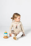 Vestido Tricotosa Combinado De Bebé -Bci Boboli M704191 BOBOLI