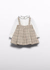 Vestido Jumper Contraste Mazapan Abelylula T12M M5509 ABEL Y LULA