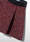 Bermuda Tweed Polipiel Rojo/Negro Abelylula T10 M5775 ABEL Y LULA