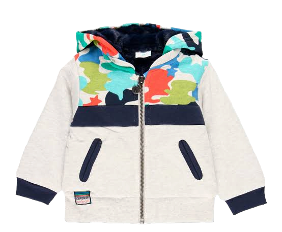 Sudadera Afelpada Pelo Suave Con Gorro Desmontable Niño Boboli