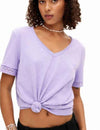Blusa Dama Desigual Damasco Color Lila M24swtk82