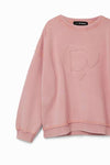 Sudadera Rosa Desigual Dama M24SGSK12