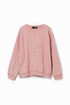 Sudadera Rosa Desigual Dama M24SGSK12