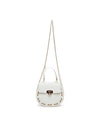 Bolso Detalle Cadenas Blanco Abelylula  M5455 ABEL Y LULA