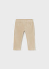 Conjunto Blusa M/L Color Cerza Con Pantalón Malla Pana Camel Mayoral M2054 Bebe Niña