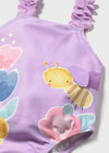 Traje Baño Grafica Lila Bebe Niña Mayoralt6M M1755