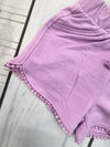 Conjunto Blusa M/C Serigrafiada Hueso Con Short Lila Bebe Niña Mayoral  M1085