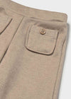 Conjunto Blusa M/L Vestir Crd-Frambrueza Con Pantalon Vestir Nuez Bebe Niña Mayoral  M2089