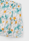 Conjunto Blusa M/C Lago Con Falda Flores Niña Mayoral M3004