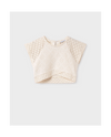 Conjunto de pantalon Con Blusa M/C Tejido Hueso Niña Junior Mayoral M6042