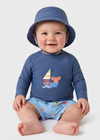 Traje De Baño En Conjunto Azul Bebe Niño Mayoral M1619