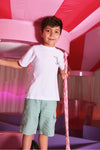 Conjunto Camisa Con Bermuda Laurel De Lino  Niño -Bci Boboli T18M M813024 BOBOLI