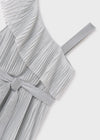 Vestido Plisado Plata Junior Niña Mayoral M6977