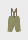Conjunto pantalon con Camisa M/L Pajarita Aceite Bebe Niño Mayoral M2196