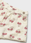 Conjunto Short Con Blusa Rayas Blush Bebe Niña Mayoral M1089